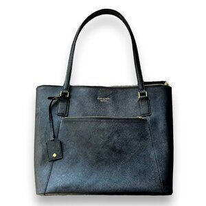 Kate Spade Bag Cameron Street Black Saffiano Leather Laptop Tote